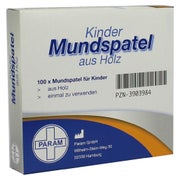 Mundspatel Holz Kinder 100 St