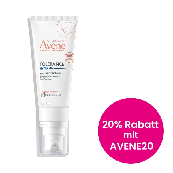Avène Tolérance Hydra–10 Feuchtigkeitsfluid 40 ml