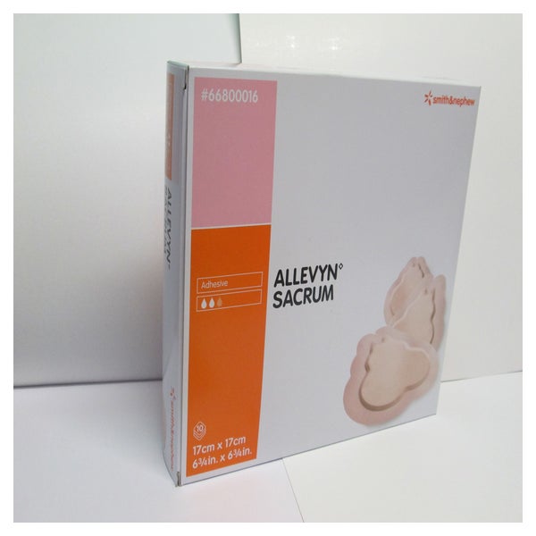 Allevyn Sacrum Klein 17x17 cm Wundverban 10 St