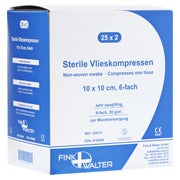 Vlieskompressen Steril 10x10 cm 6fach 25X2 St