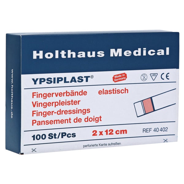 Holthaus Medical YPSIPLAST Fingerverbände elastisch hautfarben, 2 x 12 cm (100 Stck.) 100 St