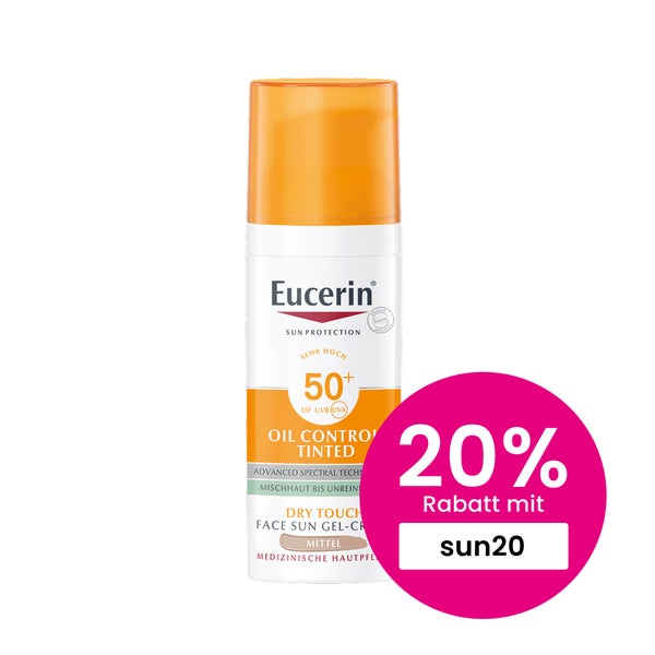 Eucerin Sun Oil Control tinted Creme LSF 50 ml