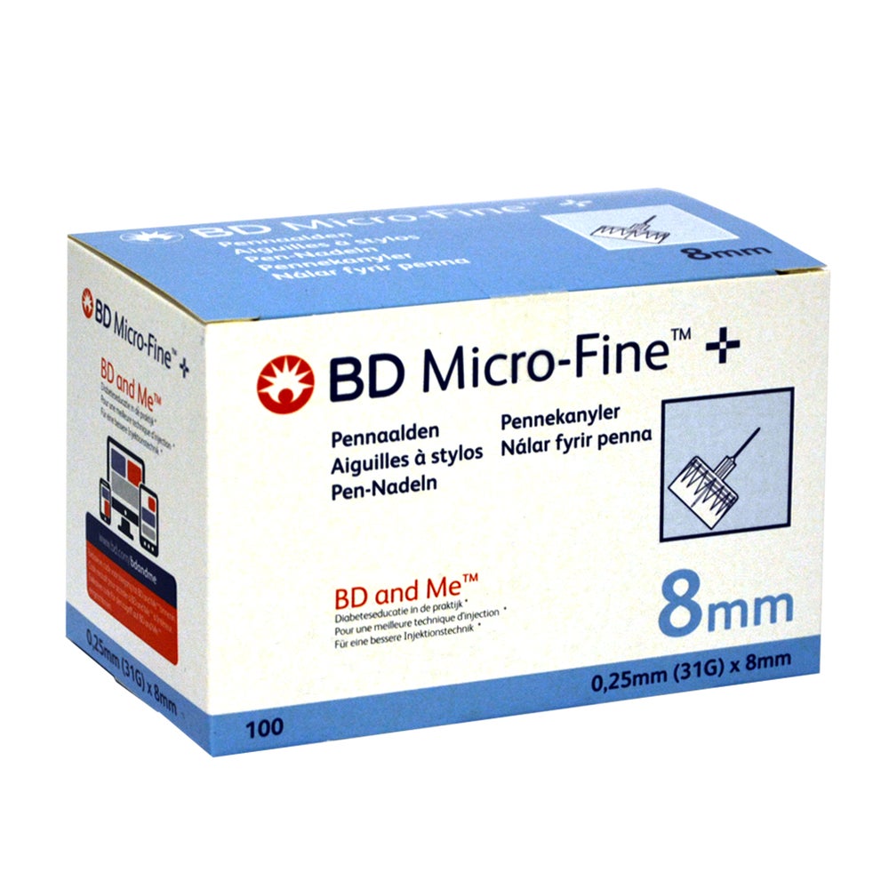 BD Micro-fine+ 8 Pen-Nadeln 0,25x8 mm 100 St
