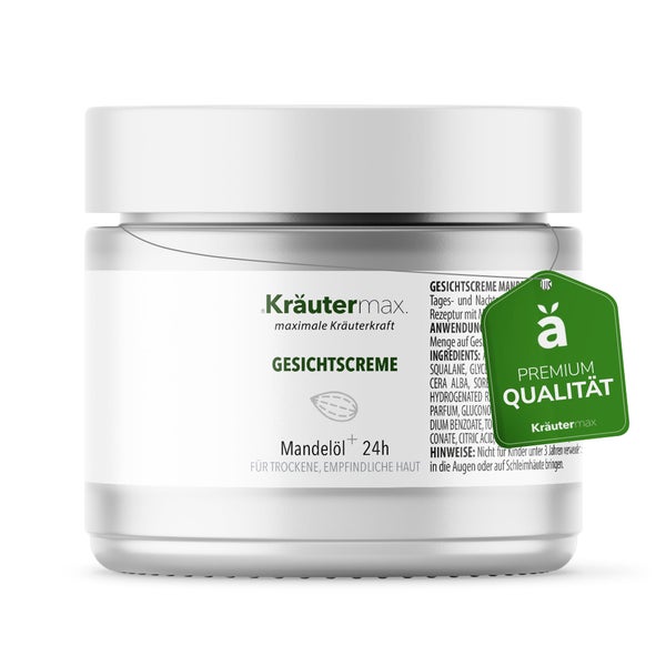 Gesichtscreme Mandelöl+ 24h 50 ml