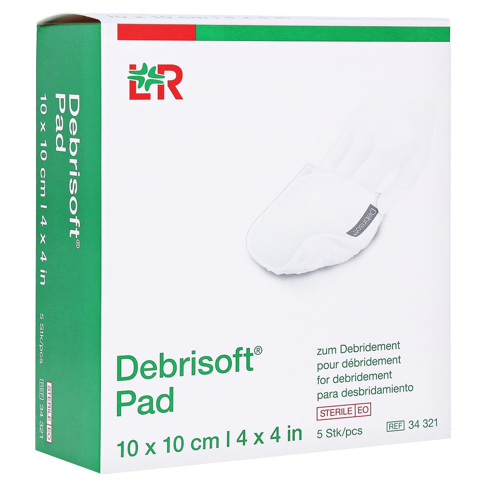 Debrisoft Pad 10x10 cm steril 5 St