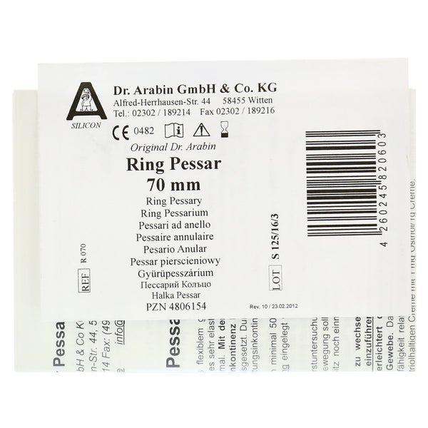 Arabin Ring Pessar Silicon 70 mm 1 St