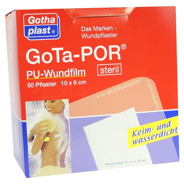 GOTA POR PU Wundfilm 10x6cm steril 50 St