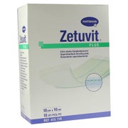Produktabbildung: Hartmann Zetuvit Plus Saugkompressen, steril - 10 x 10 cm / 10 Stück 10 St