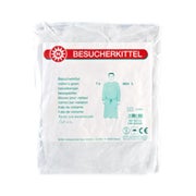 NOBA Besucherkittel weiß 10 Stück - L 10 St
