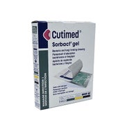 Cutimed Sorbact Gel Kompressen 7,5x7,5 c 10 St
