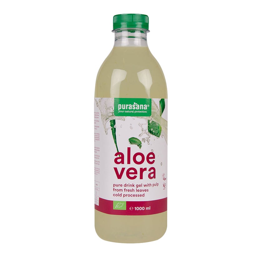 Aloe vera drink gel with pulp 1 l online kaufen | DocMorris
