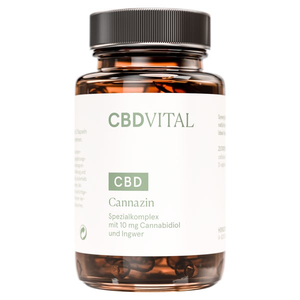 CBD VITAL Cannazin Kapseln mit Ingwer & CBD fürs Immunsystem 60 St