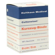 Produktabbildung: Holthaus Medical Cottonelast Kurzzug-Binde 5 m, Baumwolle - 1 Packung = 1 Stück einzeln in Schachtel, Maße: 8 cm x 5 m 1 St