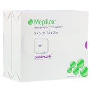 Mepilex 5x5 cm Schaumverband 10 St