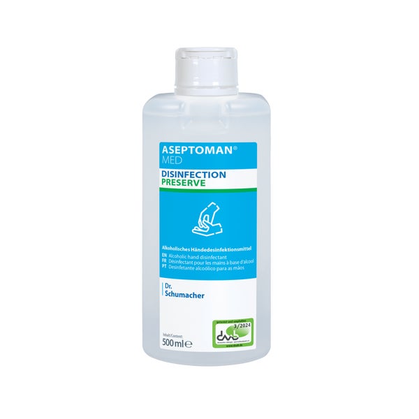 Aseptoman med Alkoholische Händedesinfek 500 ml