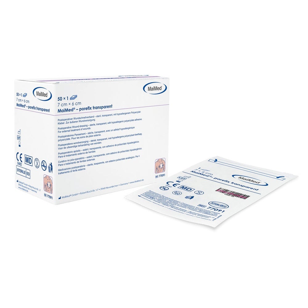 MaiMed® porefix transparent Wundschnellverband - 20 x 10 cm 25 St