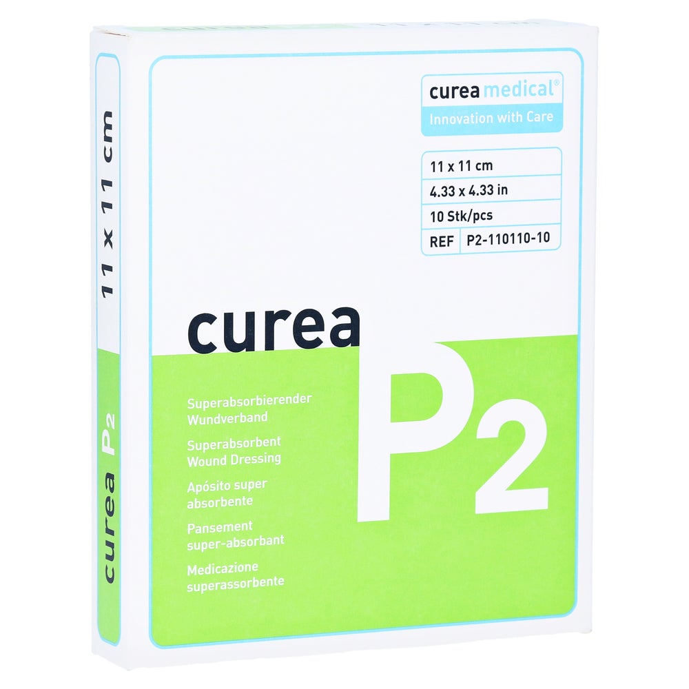 Curea P2 Superabsorb.wundauflage 11x11 c 10 St