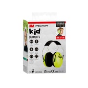 3M PELTOR Kapselgehörschutz für Kinder H510AKG, SNR-Wert 27 dB, Neongrün 1 St