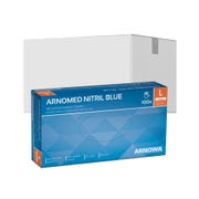 ARNOMED Nitril Blue Einmalhandschuhe, puderfrei, blau – extra reißfest - Größe XXL – Packung = 90 Stück 100 St