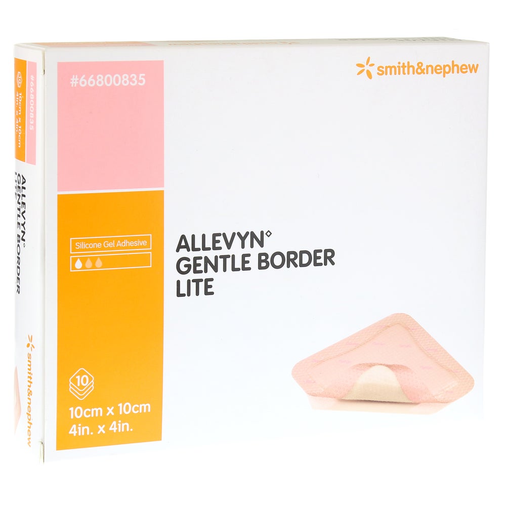 Allevyn Gentle Border Lite 10x10 cm Scha 10 St
