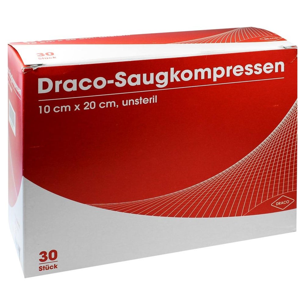 Saugkompressen Unsteril 10x20 cm Draco 30 St