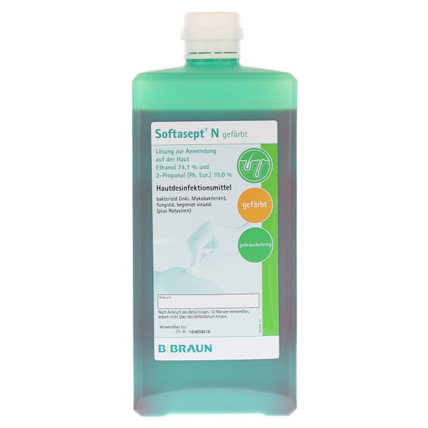 B.Braun Softasept N Hautdesinfektion - 1 L gefärbt 1000 ml