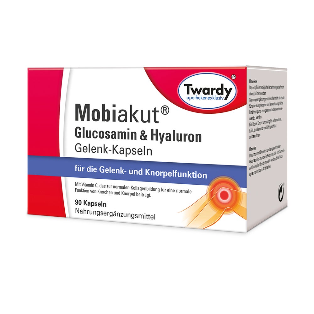 MOBIAKUT Glucosamin & Hyaluron Gelenk-Kapseln
