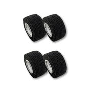 Produktabbildung: LisaCare Fingerpflaster 2,5cm x 4,5m - 4er Set Schwarz 4 St