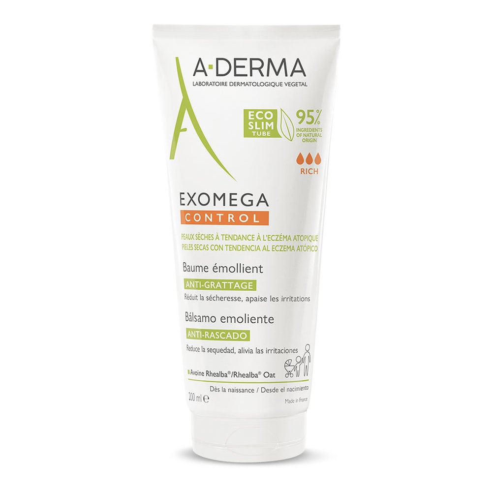 A-Derma EXOMEGA Control Rückfettender Balsam 200 ml