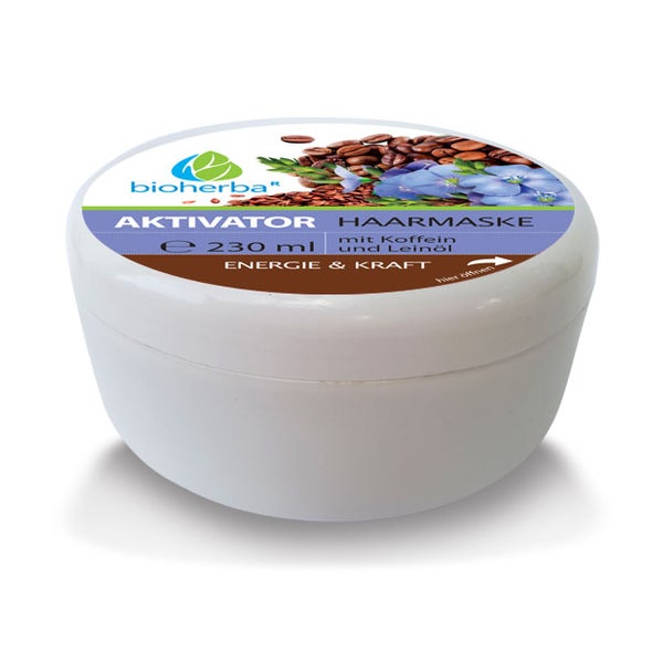 Bioherba Haarmaske Aktivator Mit Koffein & Leinöl Energie & Kraft 230 ml