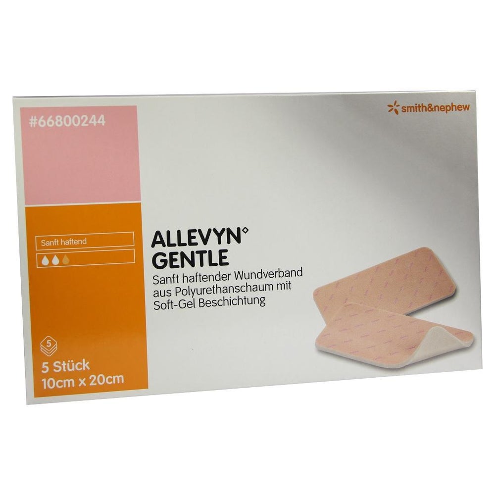 Allevyn Gentle 10x20 cm Schaumverband 5 St