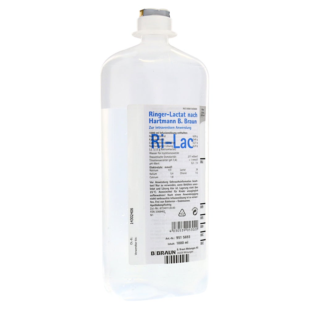 Ringer Lactat N.hartm.b.braun Ecofl.Plus 1000 ml
