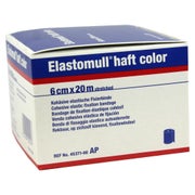 Elastomull haft Color 6 cmx20 m Fixierbinde 1 St