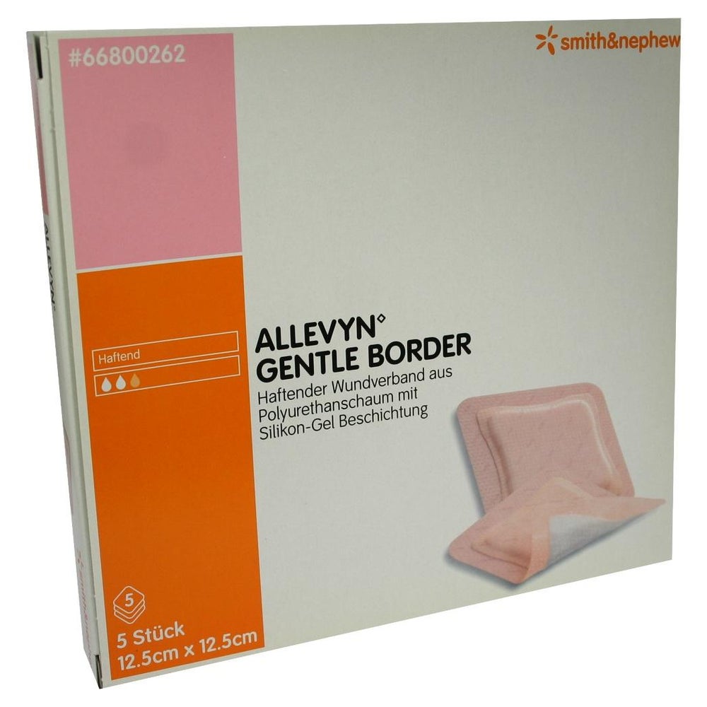 Allevyn Gentle Border 12,5x12,5 cm Schau 5 St