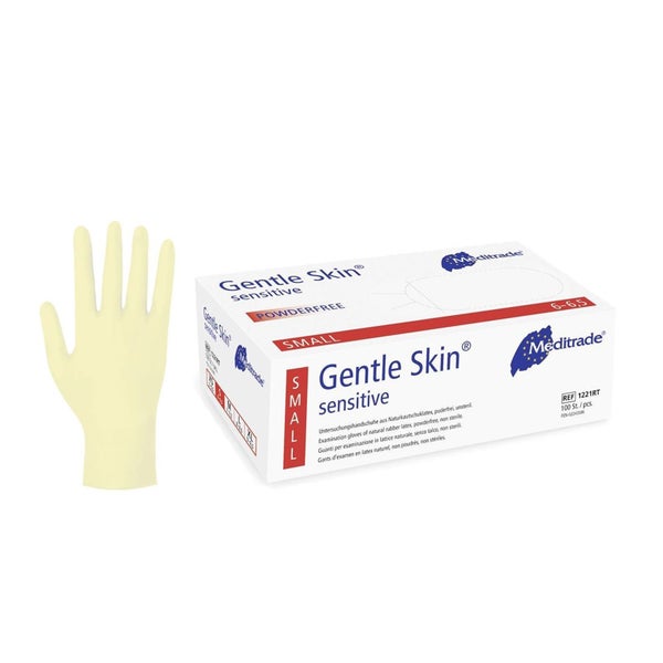 Meditrade Gentle Skin sensitive Einmalhandschuhe Latex 100 Stück - L 100 St