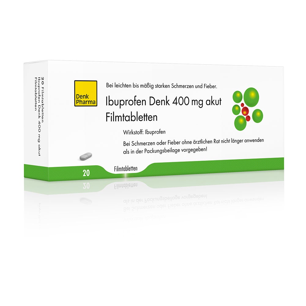 Ibuprofen Denk 400 mg akut Filmtabletten 20 St