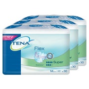 TENA ProSkin Flex Super Inkontinenzvorlage mit Hüftbund M, 30 Stück 3X30 St