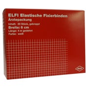 Dracoelfi Elastische Fixierbinde 6cmx4m gekreppt 20 St