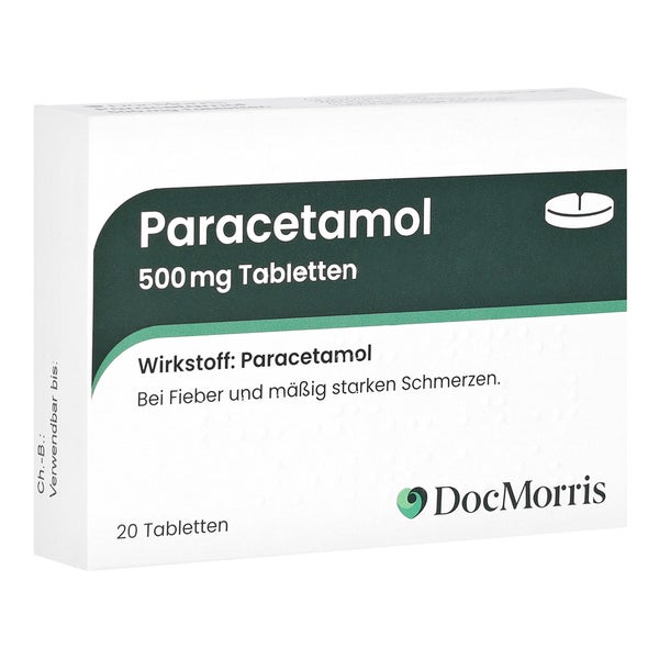 DocMorris Paracetamol 500 mg Tabletten, 20 St