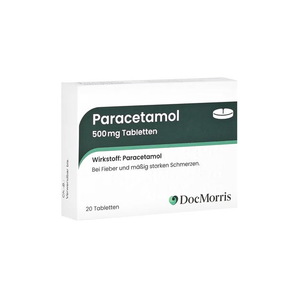 DocMorris Paracetamol 500 mg Tabletten, 20 St