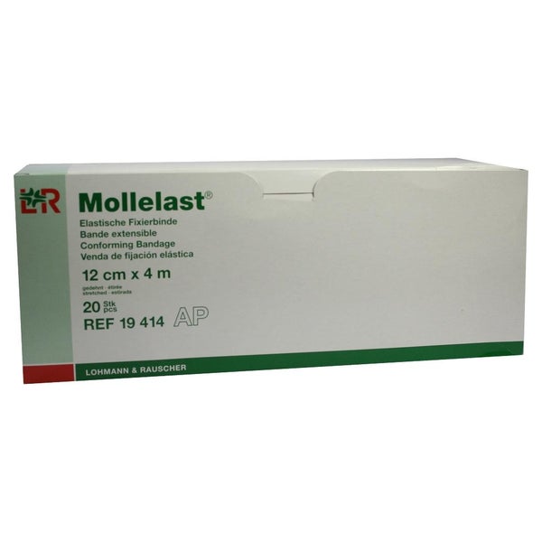 Mollelast elastische Fixierbinde 20 Stück - 4 m x 12 cm 20 St