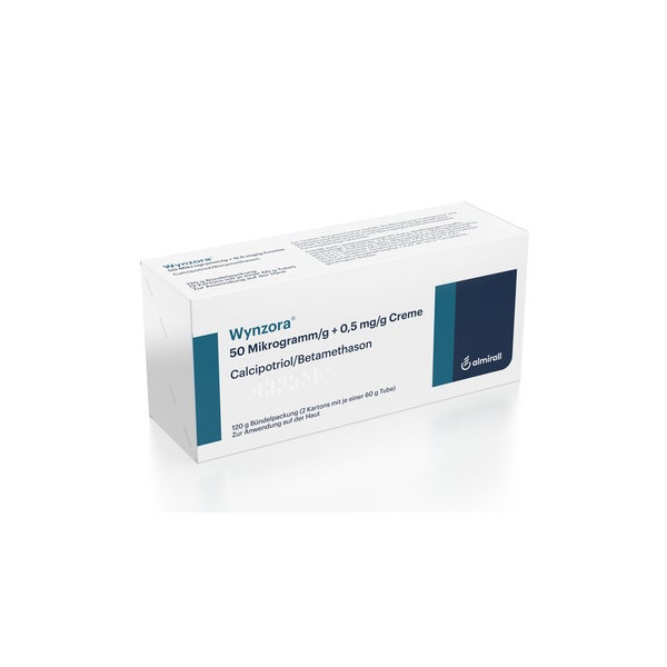 WYNZORA 50 Mikrogramm/g + 0,5 mg/g Creme 2X60 g