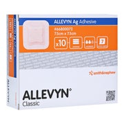 Allevyn Ag Adhesive 7,5x7,5 cm Wundverba 10 St