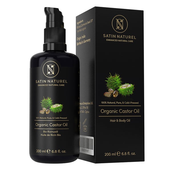 Satin Naturel Bio Rizinusöl kaltgepresst Haare 200 ml