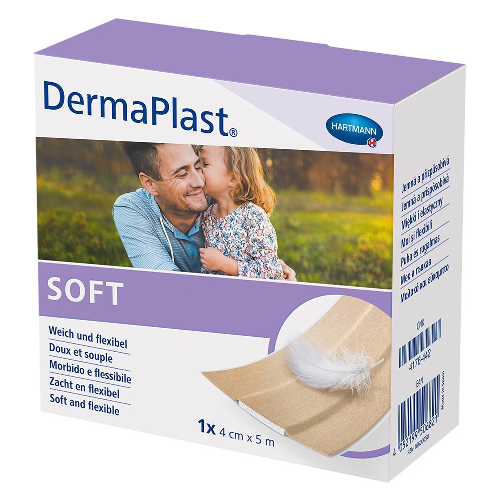 Dermaplast SOFT Pflaster 4 cmx5 m 1 St