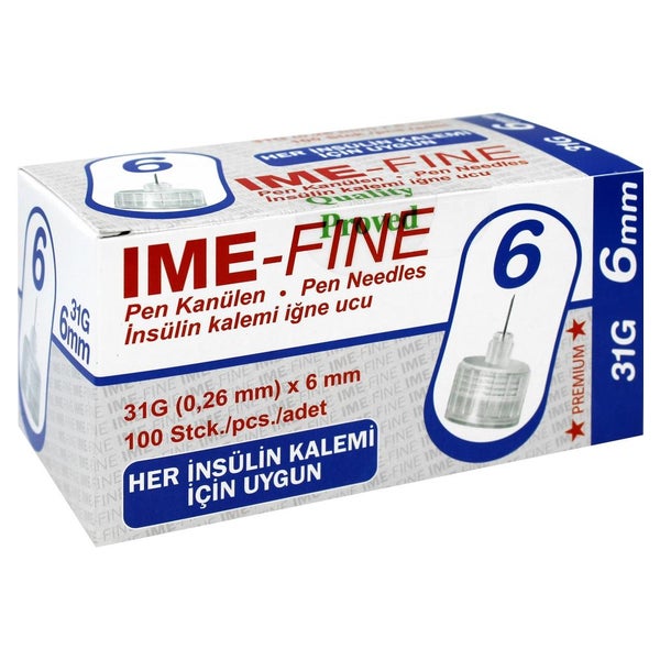 Ime-fine Universal Pen Kanüle 31 G 6 mm 100 St