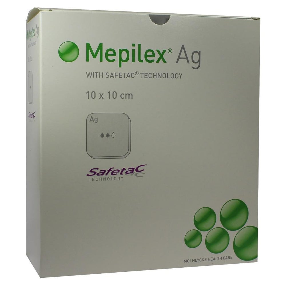 Mepilex Ag Schaumverband 10 x 10 cm 10 St