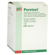 Porelast Pflasterbinde 8 cmx2,5 m 1 St