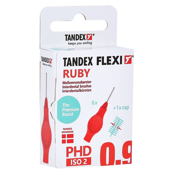 Tandex Flexi Interdentalb.phd 0.9/iso 2 Ruby 6X1 St