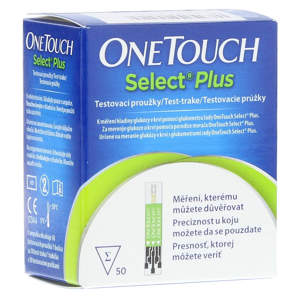 ONE Touch Select Plus Blutzucker Teststr 50 St